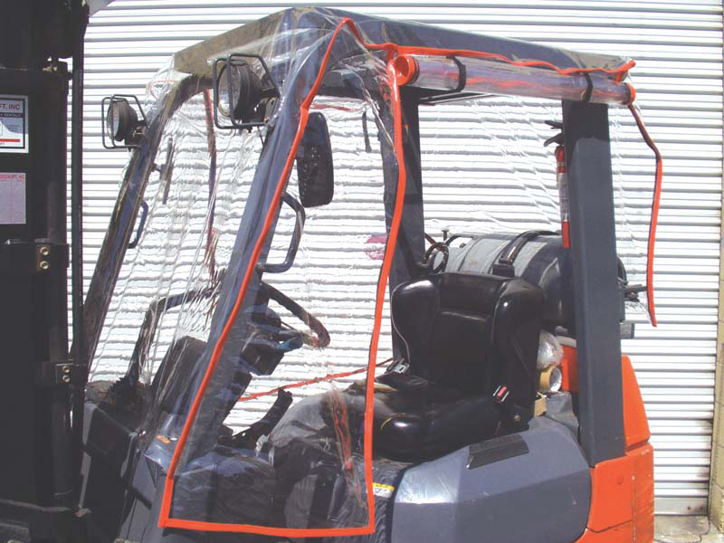 Forklift rain cover FITS UP TO 3 TON TRUCKS 