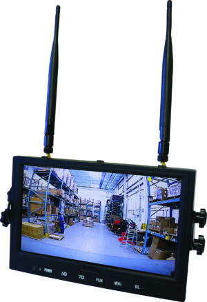 Forklift wireless camera monitor