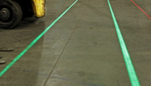 laser floor marking system